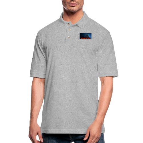 Blue Axis Pilot - Men's Pique Polo Shirt