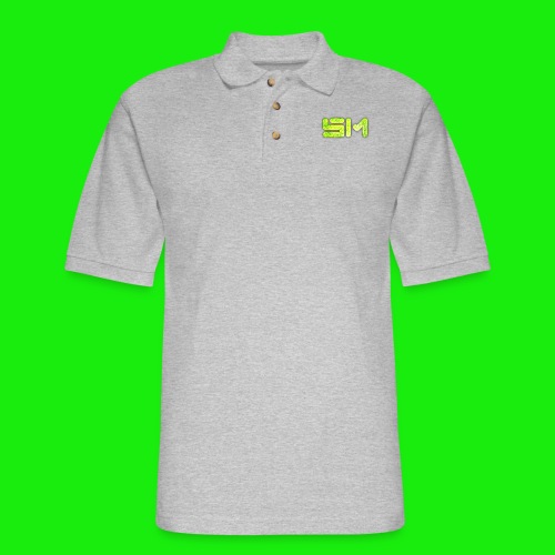 SloMotion Design 3 - Men's Pique Polo Shirt