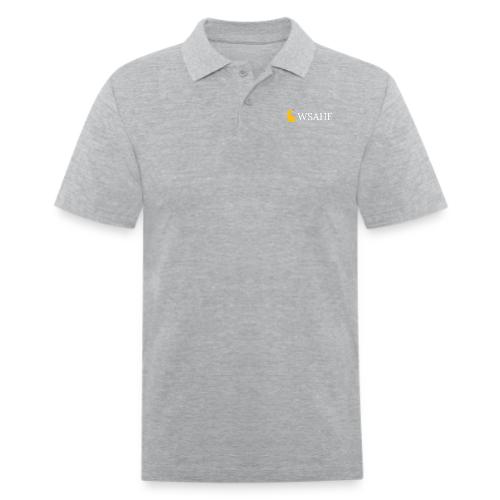 WSAHF Logo Horizontal - Men's Pique Polo Shirt