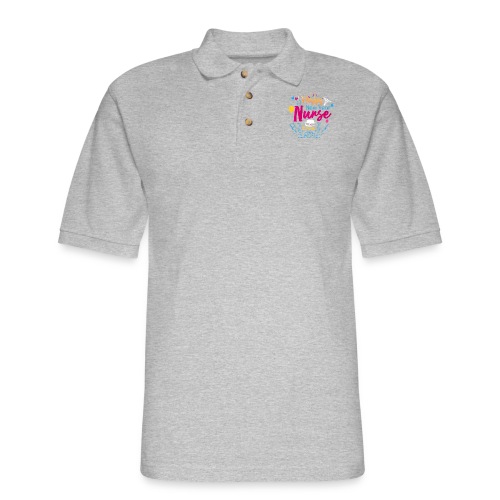 Funny New Year Nurse T-shirt - Men's Pique Polo Shirt