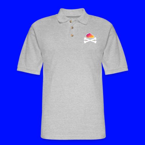 New Pirate Cloud in Color - Men's Pique Polo Shirt
