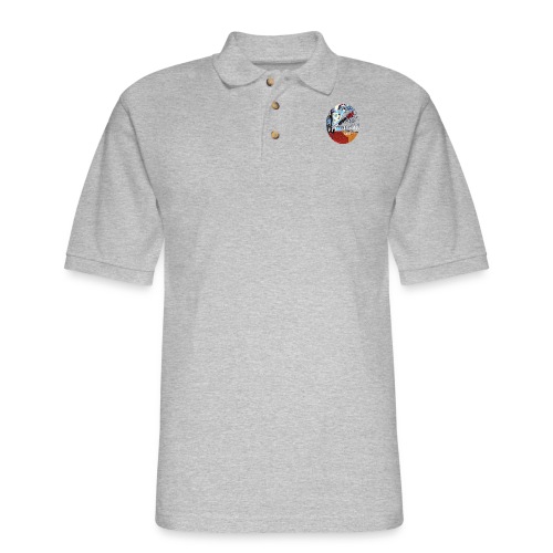 US circle 2 - Men's Pique Polo Shirt