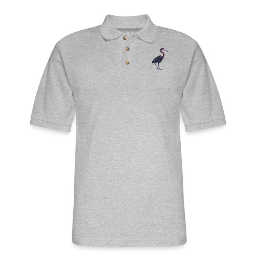 Reddish egret - Men's Pique Polo Shirt