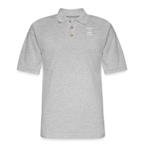 BE COOL TO EACH OTHER - Men's Pique Polo Shirt