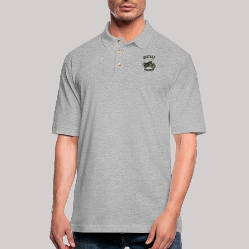 Military Battle Rider - Men's Pique Polo Shirt