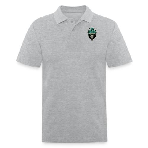 The Antlered Crown (Color Text) - Men's Pique Polo Shirt