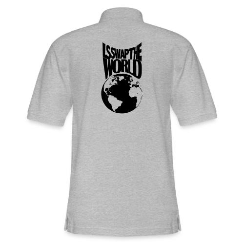 LS Swap the World (Front & Back) - Men's Pique Polo Shirt