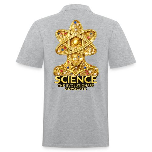 Science the Evolutionary Advocate - Men's Pique Polo Shirt