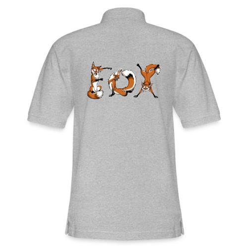 YOGA Foxes - Men's Pique Polo Shirt