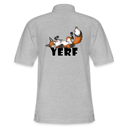 Lazy YERF FOX / FOXES - Men's Pique Polo Shirt