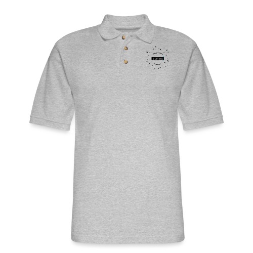 What a Editor Looks Like With Logo - Men's Pique Polo Shirt