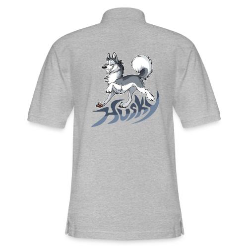 Musky Husky - Men's Pique Polo Shirt