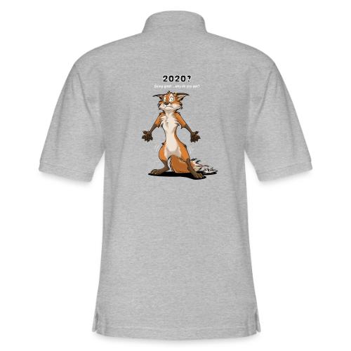 2020? Going great... (for dark backgrounds) - Men's Pique Polo Shirt