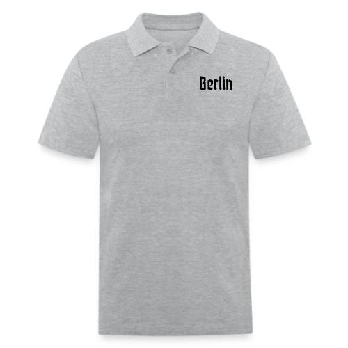BERLIN Fraktur Font - Men's Pique Polo Shirt
