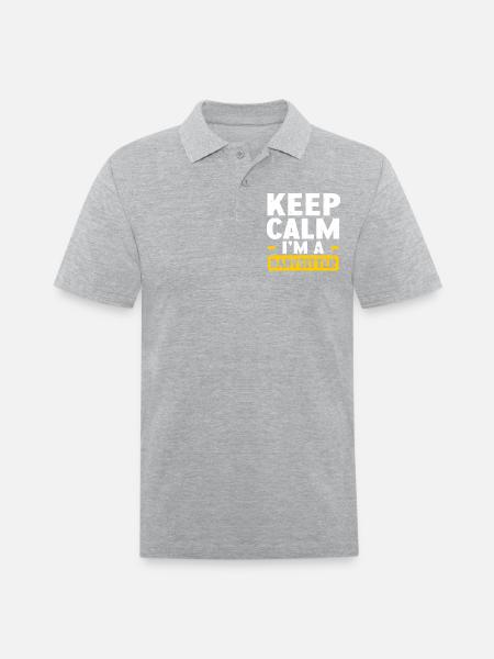 Babysitter Babysitting - Men's Pique Polo Shirt - heather gray
