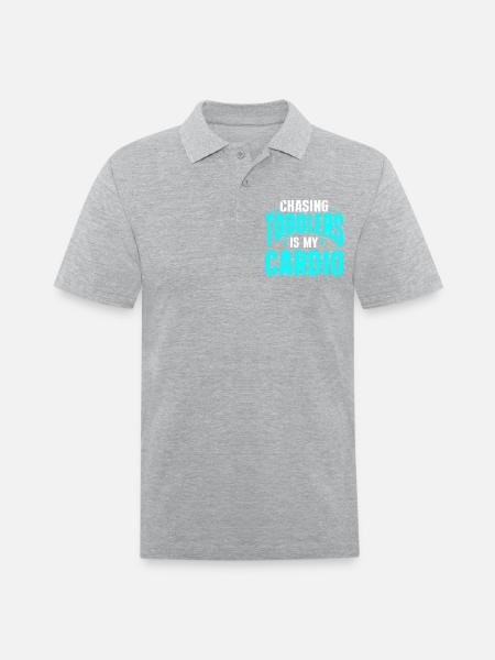 Babysitter Babysitting - Men's Pique Polo Shirt - heather gray