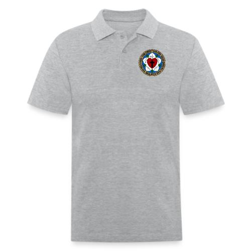 Luther Rose Five Solas Shirt–Christian Reformation - Men's Pique Polo Shirt