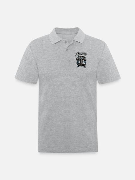 Legendary Thunderbruiser Titan  - Men's Pique Polo Shirt - heather gray