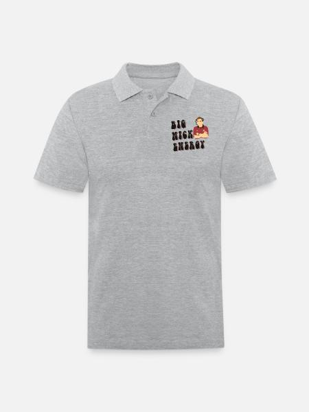 Big Nick Energy - Men's Pique Polo Shirt - heather gray