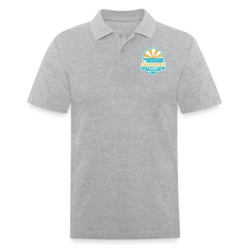 aswf slp logo - Men's Pique Polo Shirt