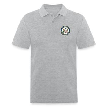 United States House Of Representatives Government - Men's Pique Polo Shirt - heather gray - Front
