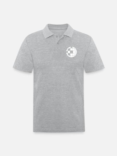 Mirror disco ball - Men's Pique Polo Shirt - heather gray