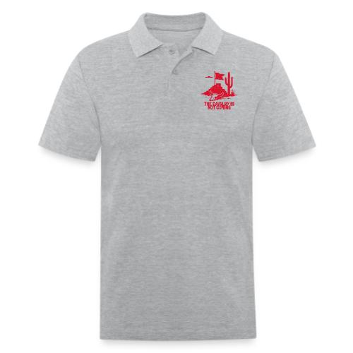 The Cavalry is Not Coming - Red - Men's Pique Polo Shirt