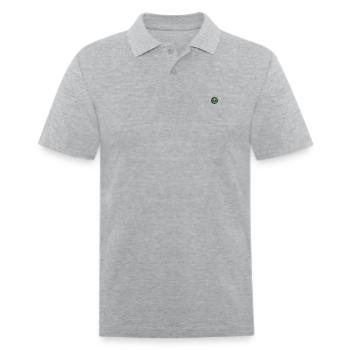 Federal Aviation Administration Faa Emblem - Men's Pique Polo Shirt - heather gray - Front