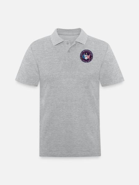 4th of July - Men's Pique Polo Shirt - heather gray
