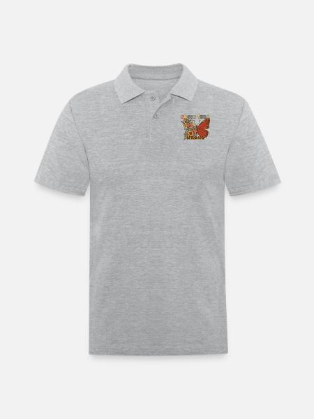 PROVE THEM WRONG - Men's Pique Polo Shirt - heather gray