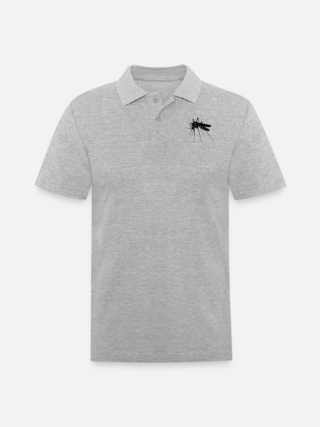 Mosquito - Men's Pique Polo Shirt - heather gray