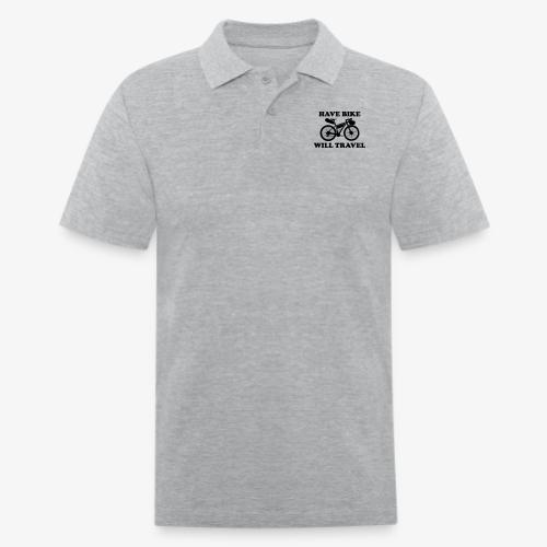 have bike will travel - Men's Pique Polo Shirt