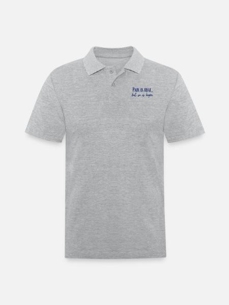 So Is Hope - Men's Pique Polo Shirt - heather gray