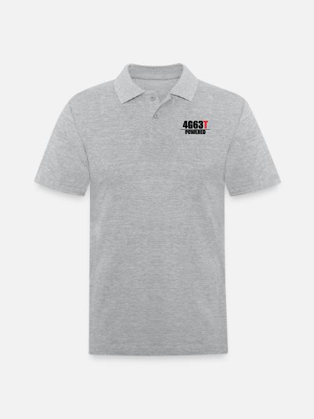 4G63T Powered - Men's Pique Polo Shirt - heather gray