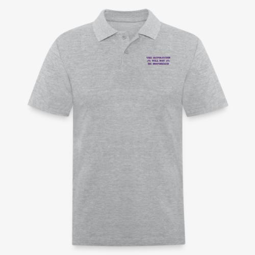 The Revolution Will Not Be Motorized - Men's Pique Polo Shirt