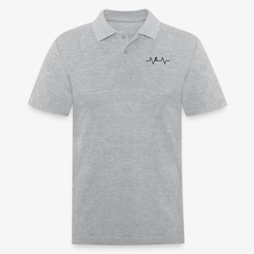 bmx bike heartbeat - Men's Pique Polo Shirt