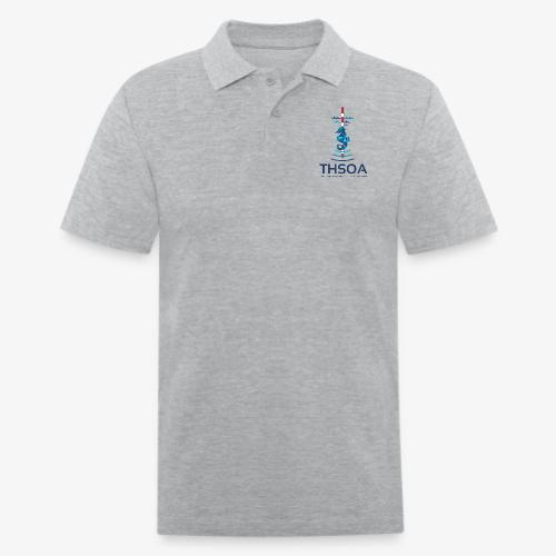Seahorse Geo Type - Men's Pique Polo Shirt