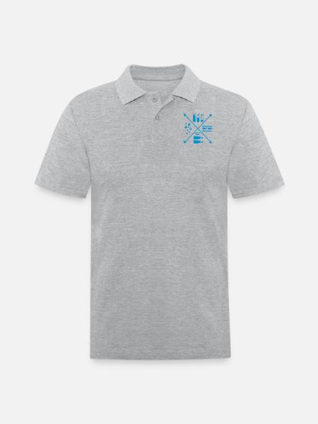 Scuba Diving - Men's Pique Polo Shirt - heather gray