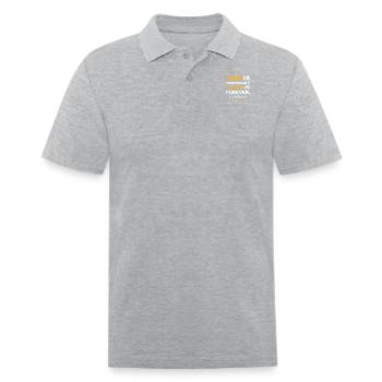 Marathon Boston 2023 Finisher Shirt - Men's Pique Polo Shirt - heather gray - Front