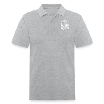I like big bucks and I can't lie - Men's Pique Polo Shirt - heather gray - Front