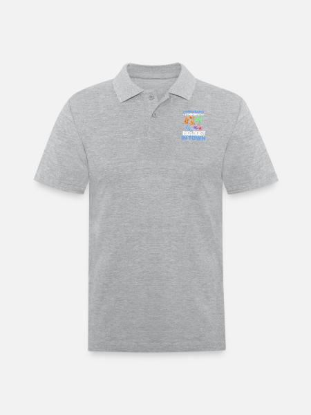 Biology Biologist Cells - Men's Pique Polo Shirt - heather gray