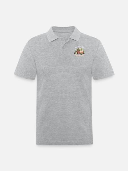 Soap - Men's Pique Polo Shirt - heather gray