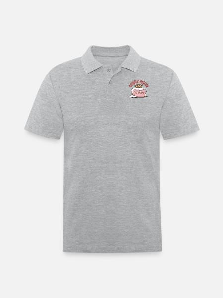 Bubbles - Men's Pique Polo Shirt - heather gray