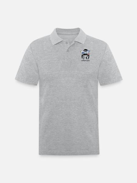 Xray tech life - Men's Pique Polo Shirt - heather gray
