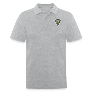 Indiana State Police - Men's Pique Polo Shirt - heather gray - Front