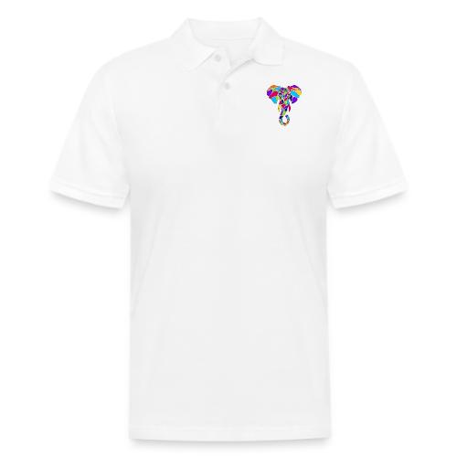 Art Deco elephant - Men's Pique Polo Shirt