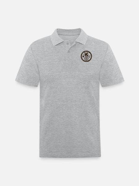 The Guild of Calamitous Intent - Men's Pique Polo Shirt - heather gray