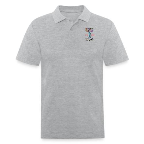 1776 - 2026 | 250 Years USA | Fireworks - Men's Pique Polo Shirt