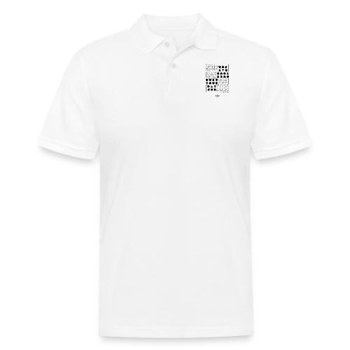 Quit upside black - Men's Pique Polo Shirt