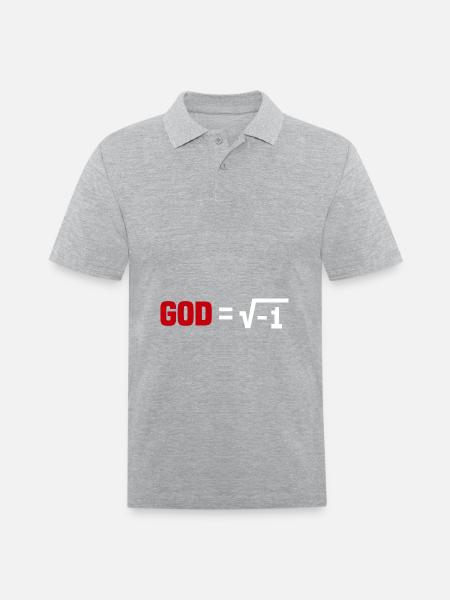 atheists - Men's Pique Polo Shirt - heather gray